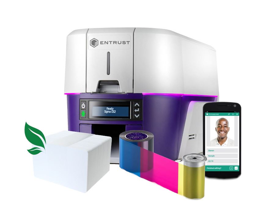 Symplex Bundle Entrust Sigma DS2 Simplex Printer Bundle | TradeiD