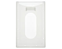 Enclosed Eco PP Translucent Card Holders Portrait, 51mm Thumb Slot - Pack of 100