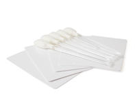 Compatible ACL001 Cleaning Kit for Evolis Zenius & Primacy - 5 Adhesive Cards and Swabs